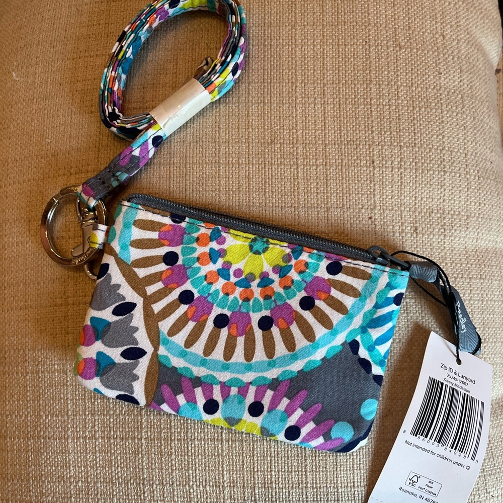 Vera Bradley Zip ID & Lanyard - NWT